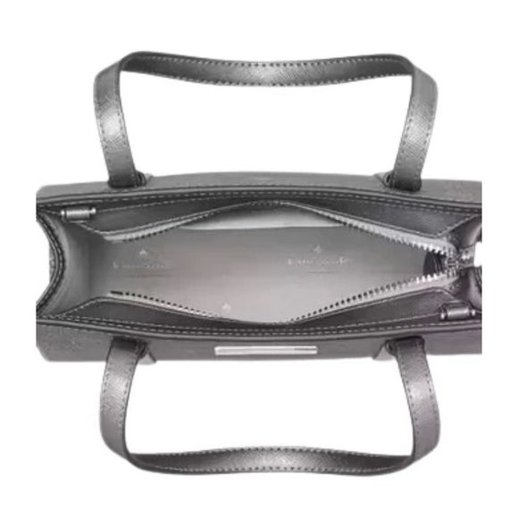 Kate Spade Limited Edition Small Kenzie Glitter Tote Gray NWT MSRP $329 - Picture 4 of 5